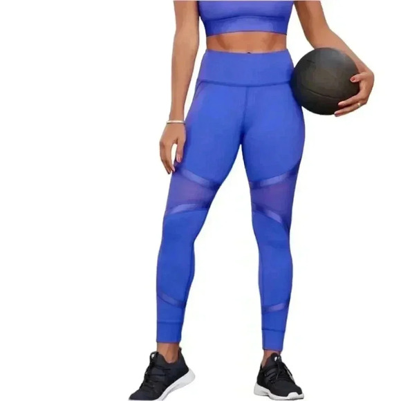 ⭐️ Host Pick ⭐️Fabletics power hold royal blue work out pants size small - Picture 7 of 13